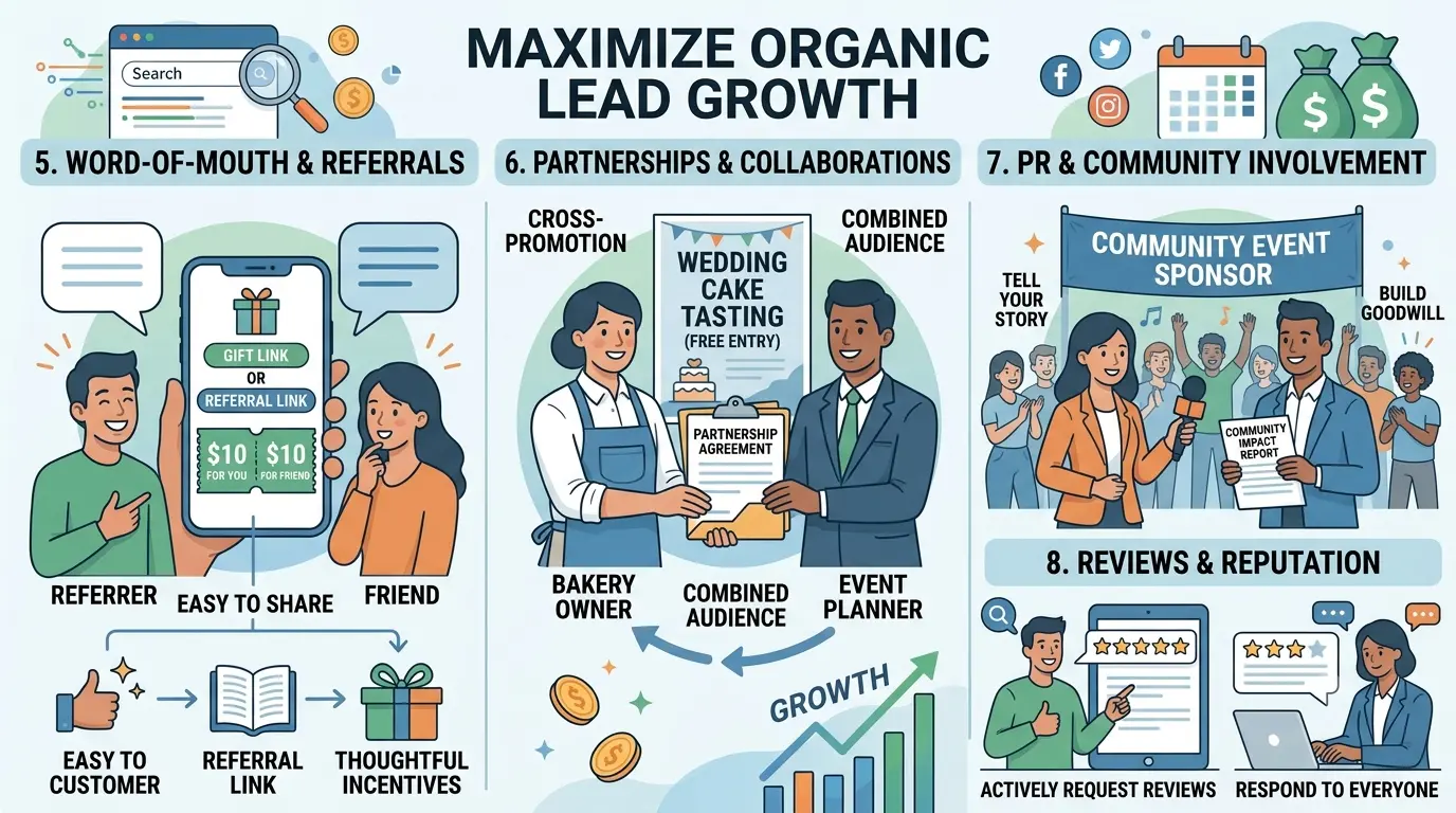 How to Get Leads Without Ads organic lead generation