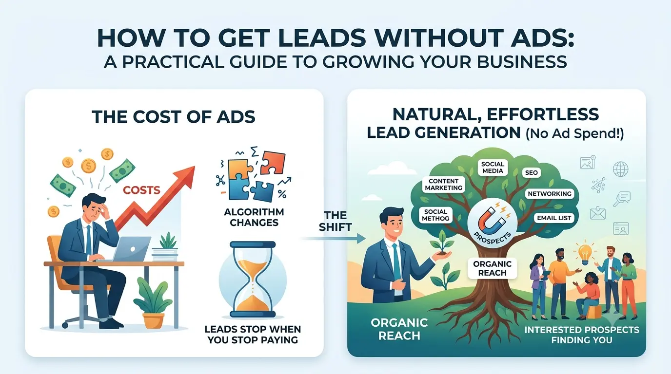 How to Get Leads Without Ads organic leads without ad
